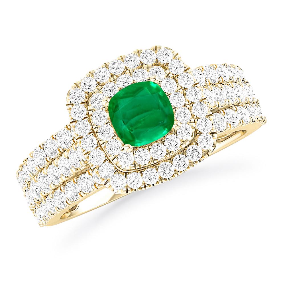 Yellow Gold - Emerald