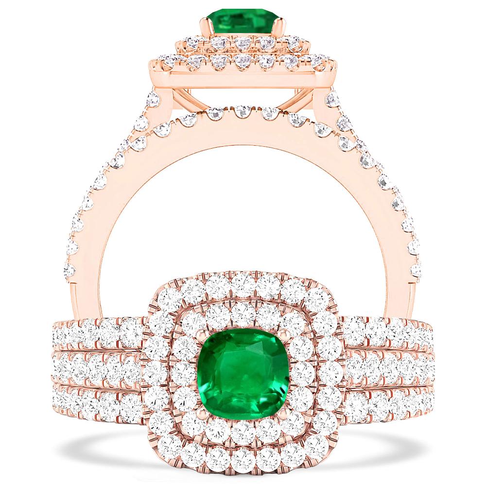 Rose Gold - Emerald