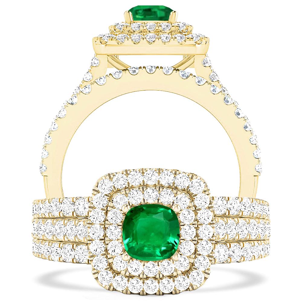 Yellow Gold - Emerald