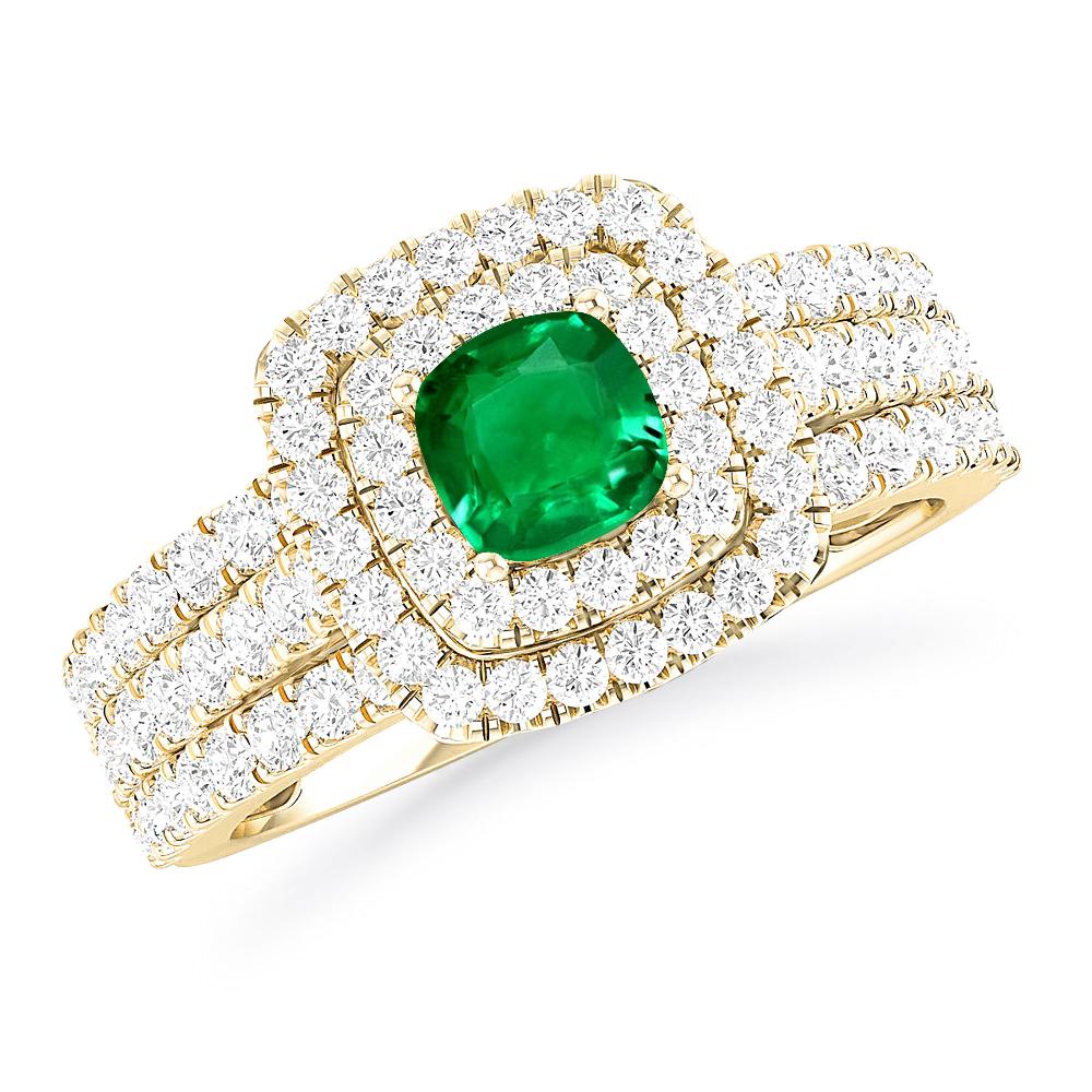 Yellow Gold - Emerald