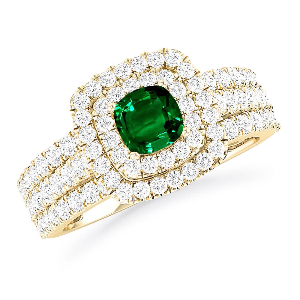 Yellow Gold - Emerald