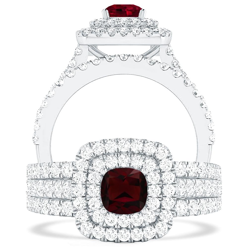 White Gold - Garnet