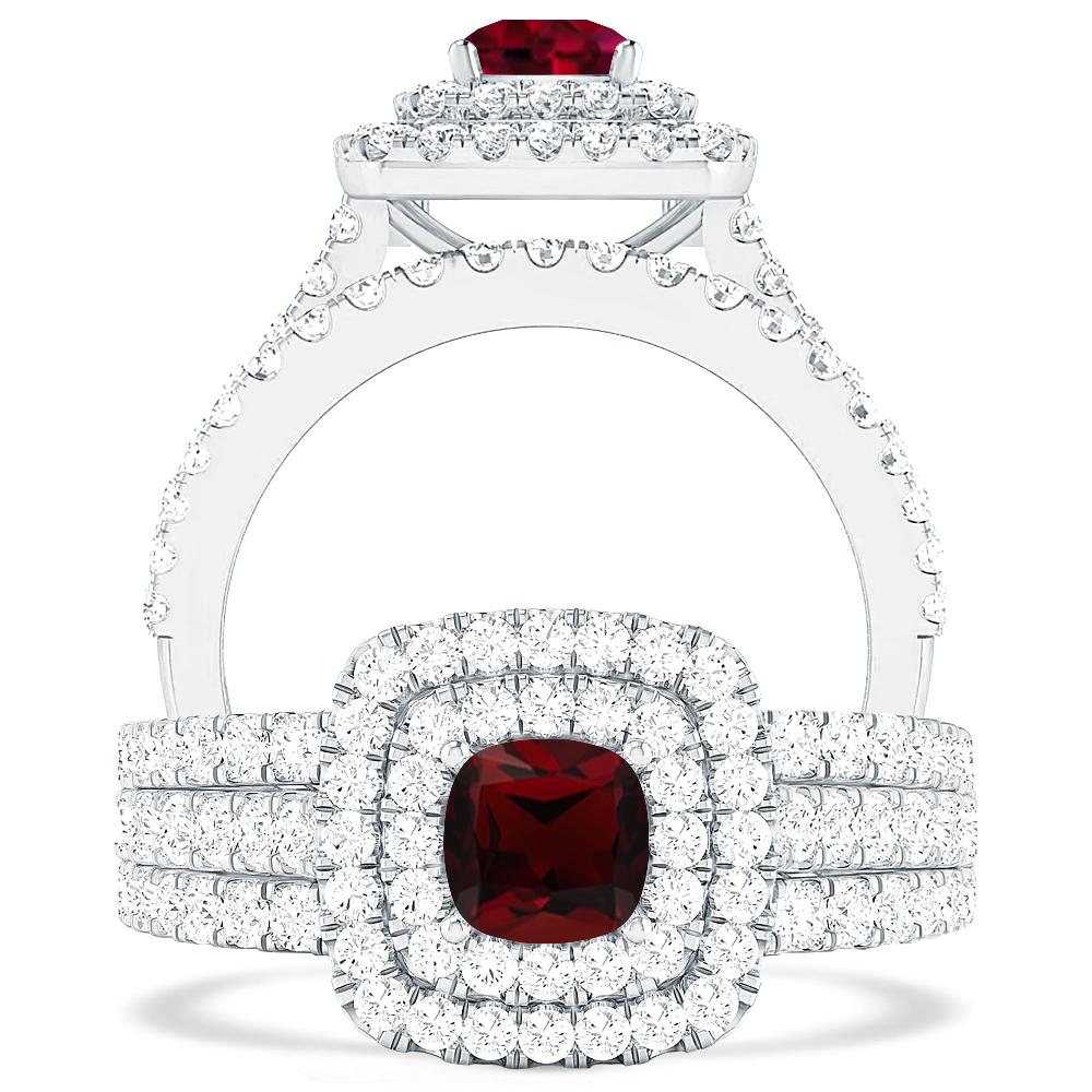 White Gold - Garnet