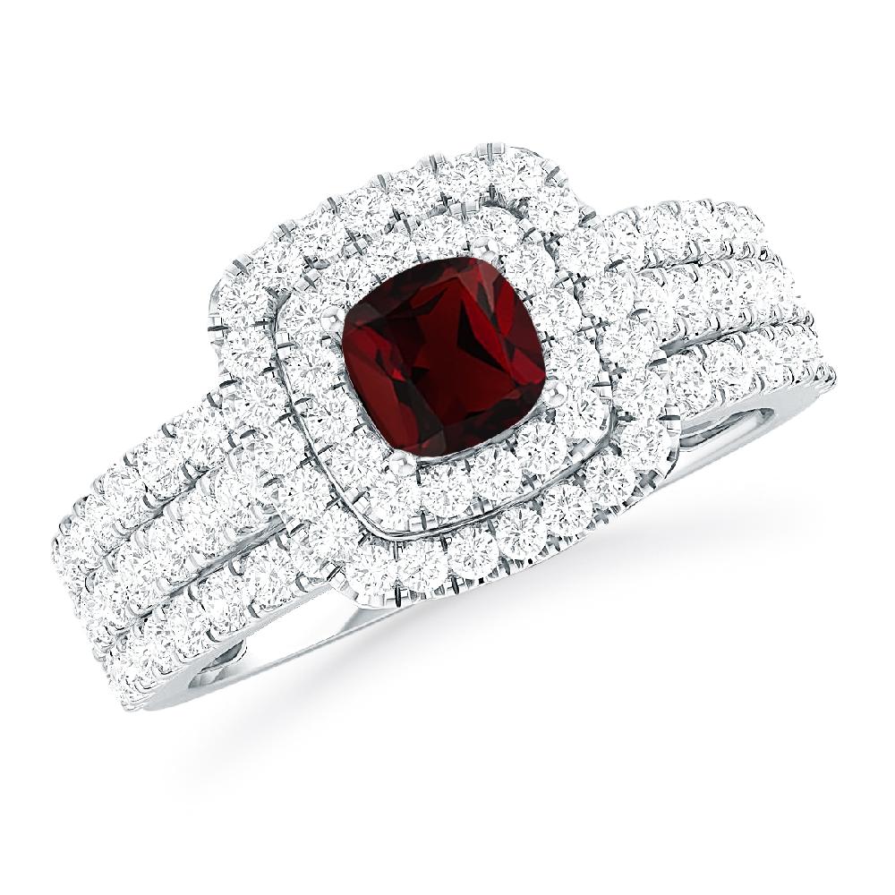 White Gold - Garnet