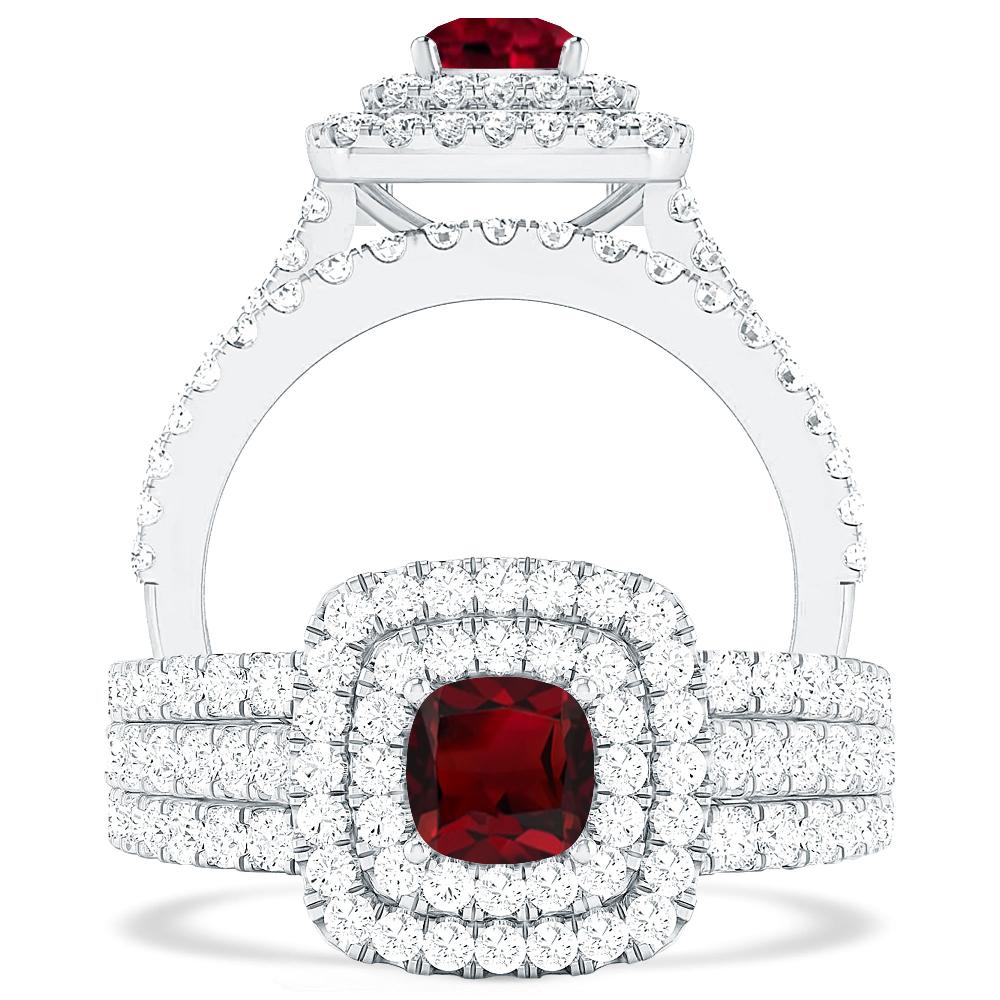 White Gold - Garnet