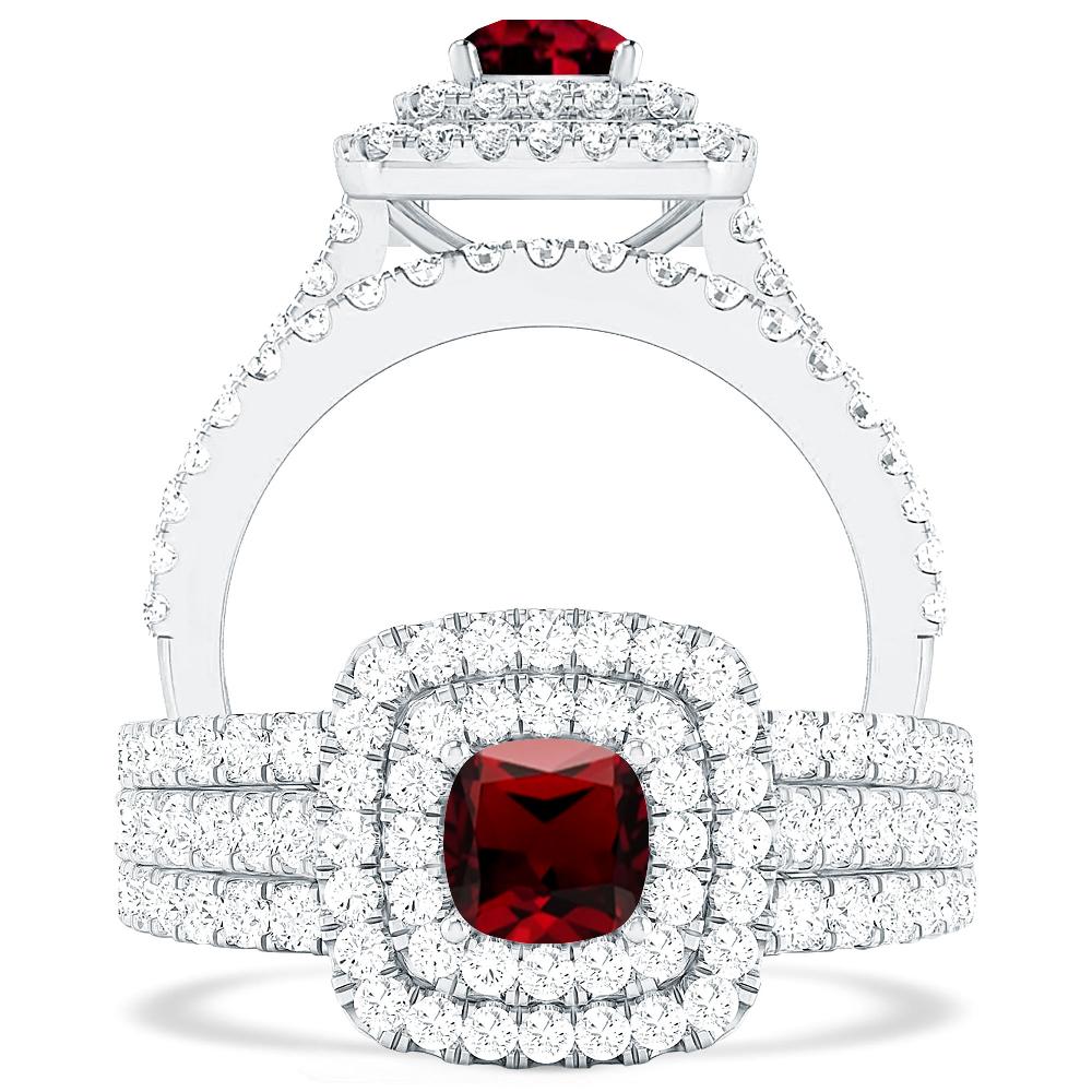 White Gold - Garnet