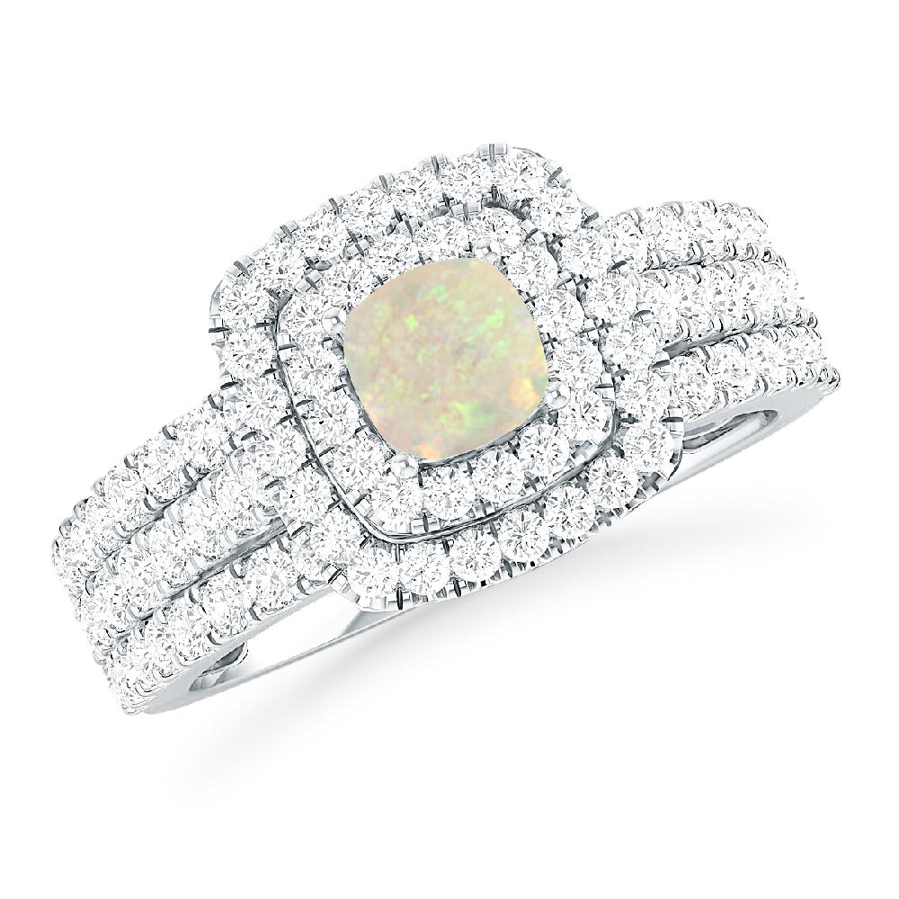 White Gold - Opal