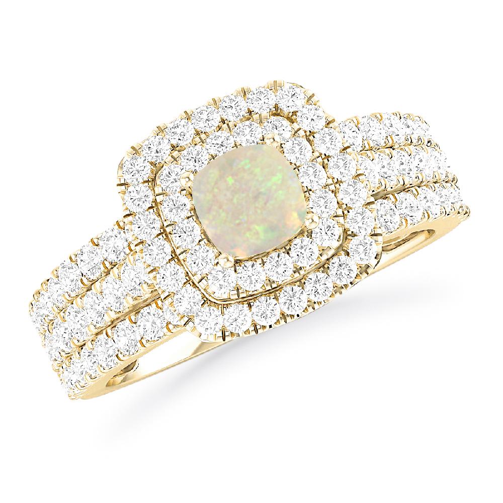 Yellow Gold - Opal