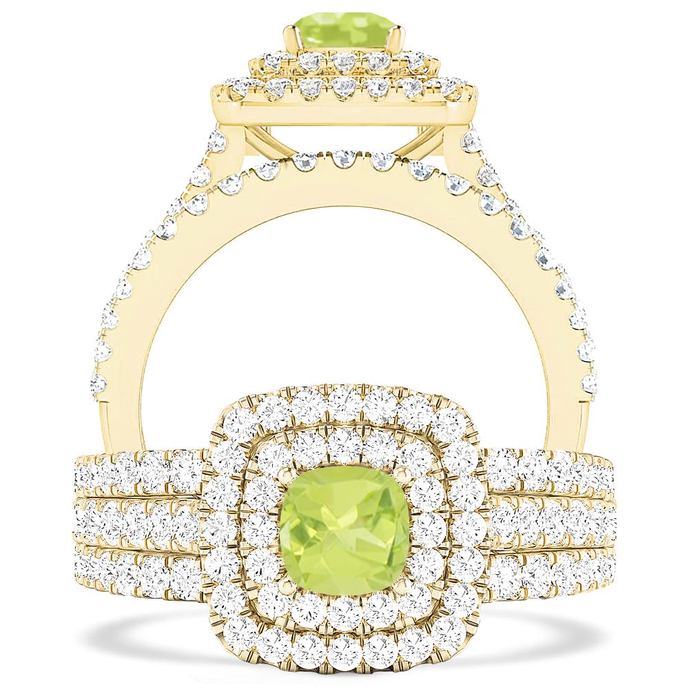 Yellow Gold - Peridot