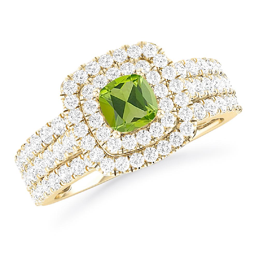 Yellow Gold - Peridot