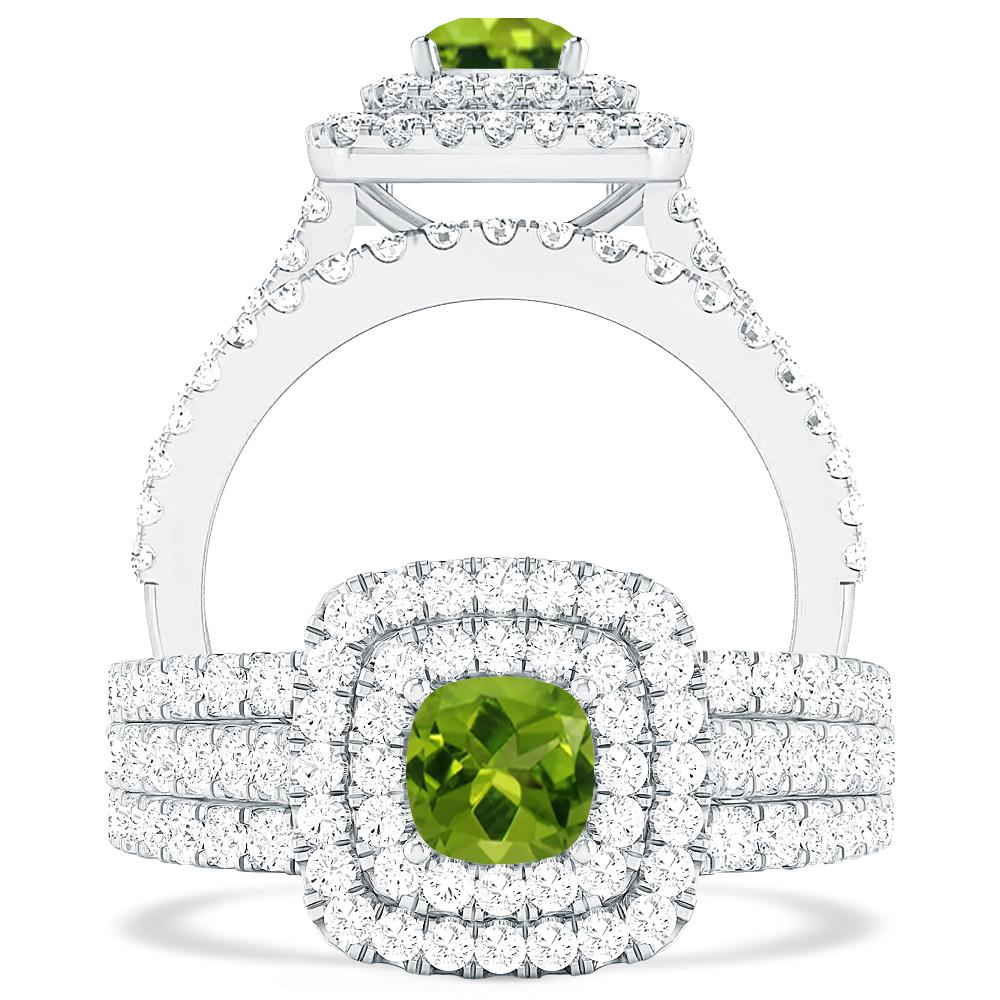 White Gold - Peridot