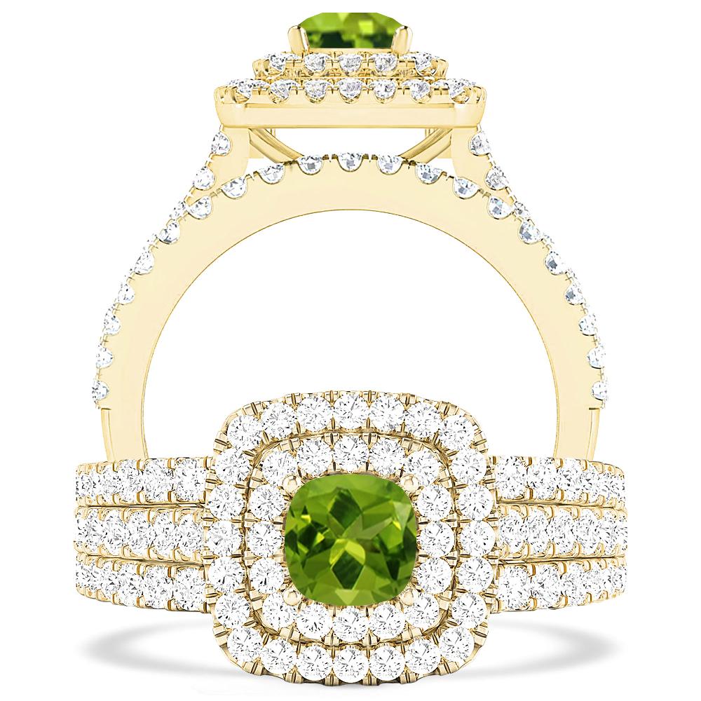 Yellow Gold - Peridot