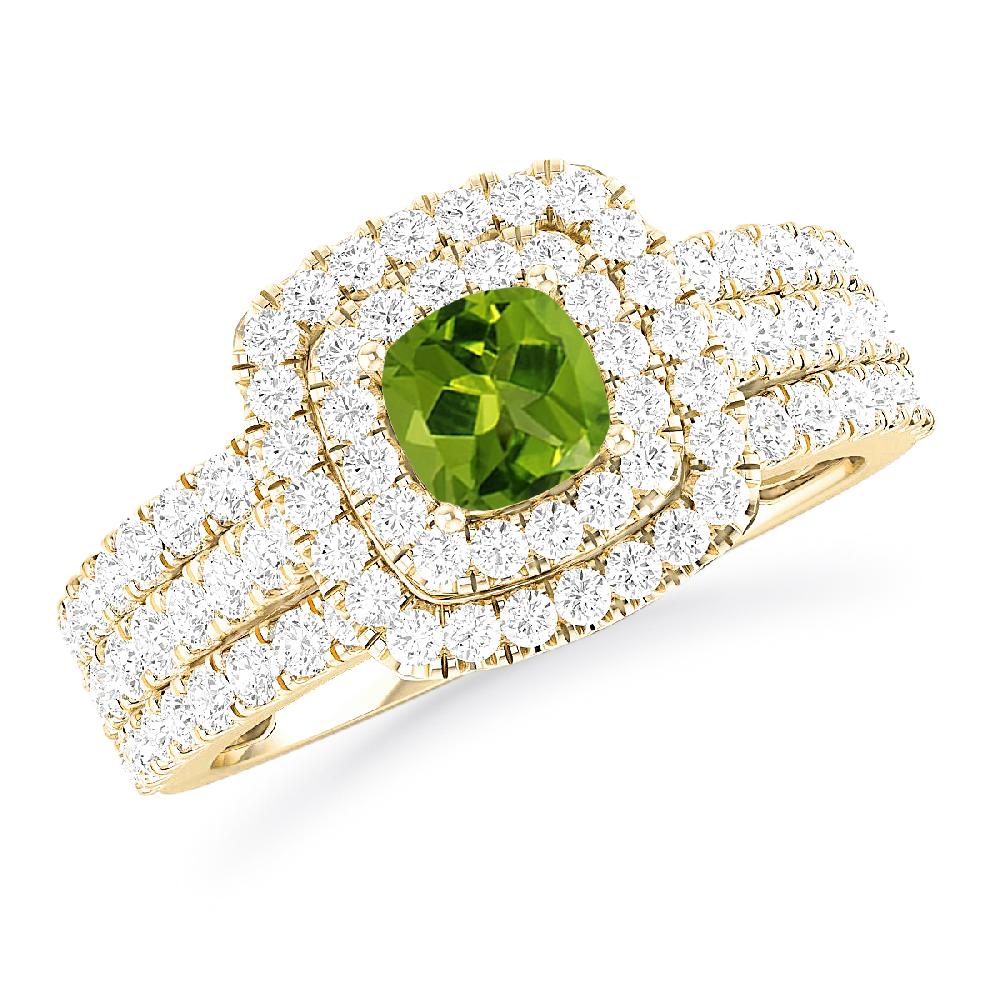 Yellow Gold - Peridot