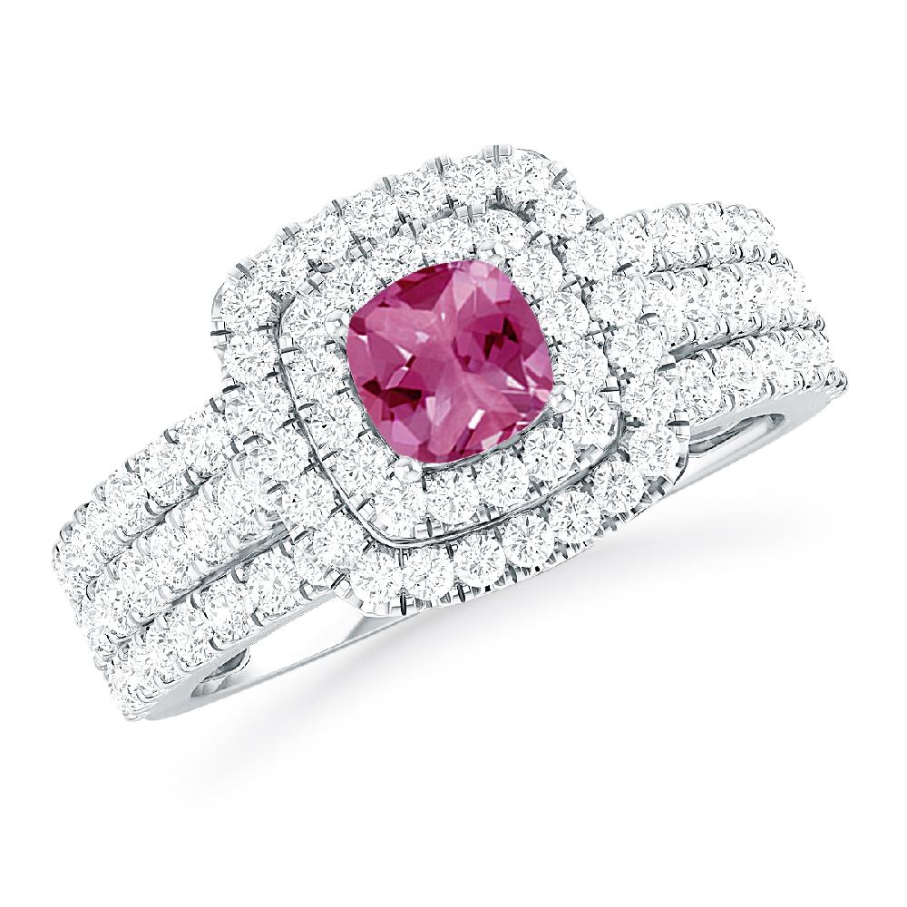 White Gold - Pink Tourmaline