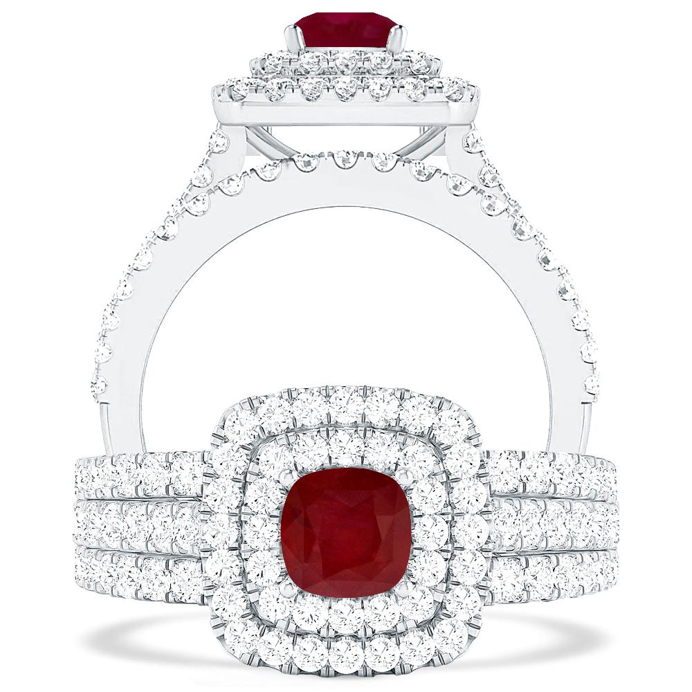 White Gold - Ruby