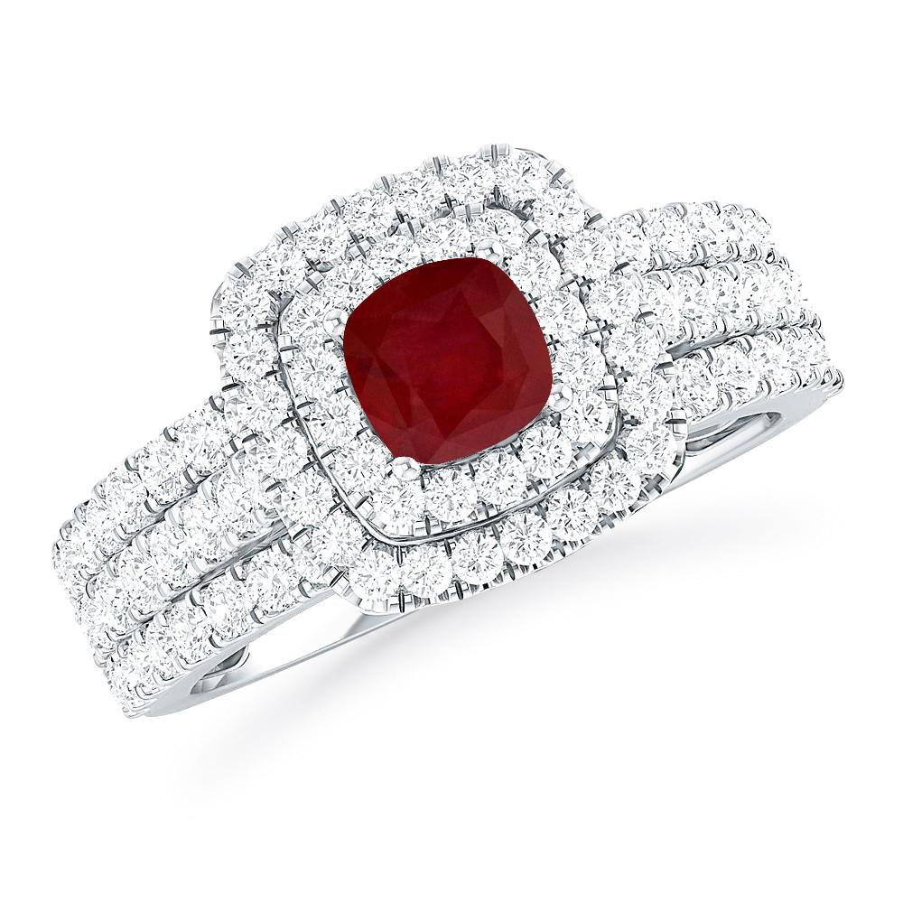 White Gold - Ruby