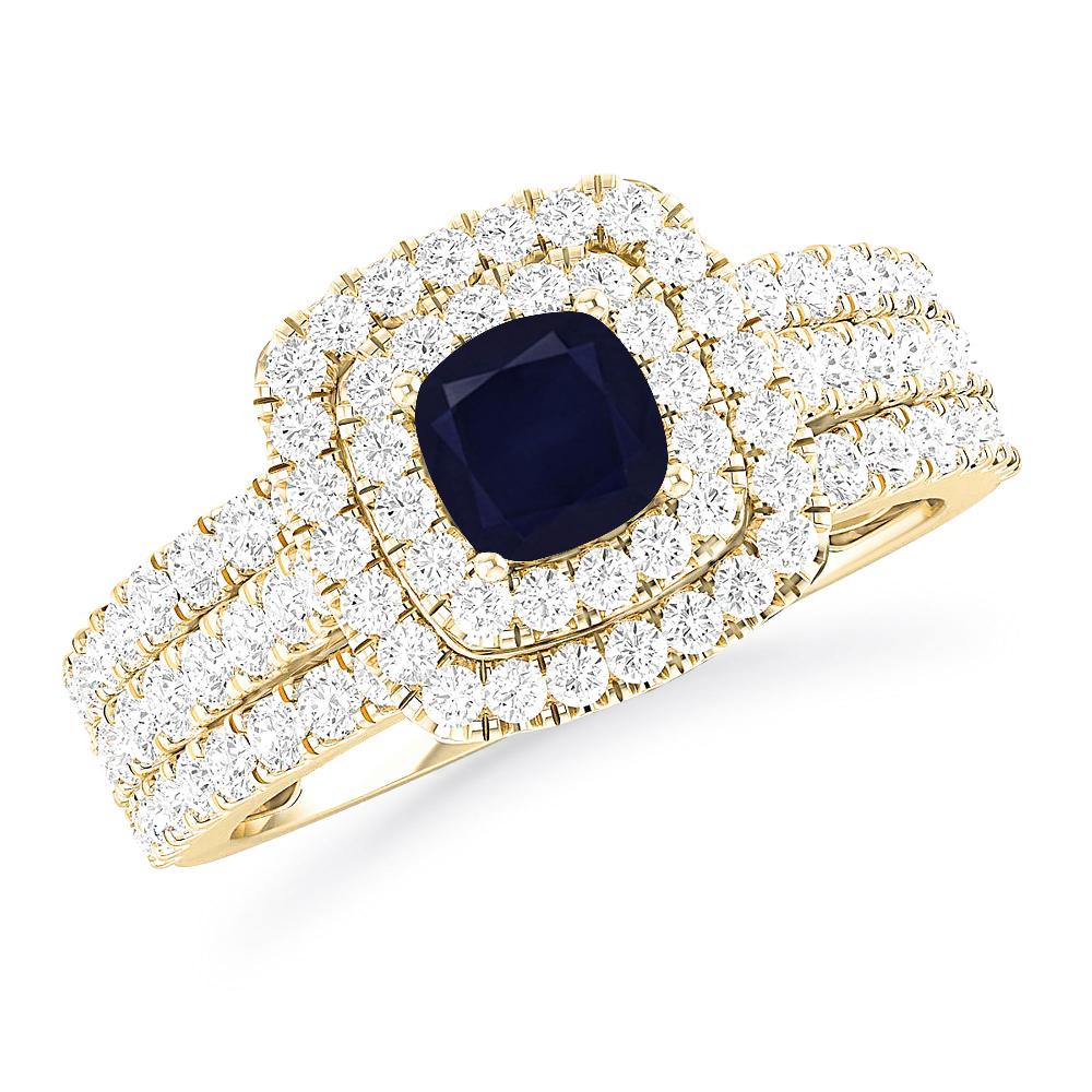 Yellow Gold - Sapphire