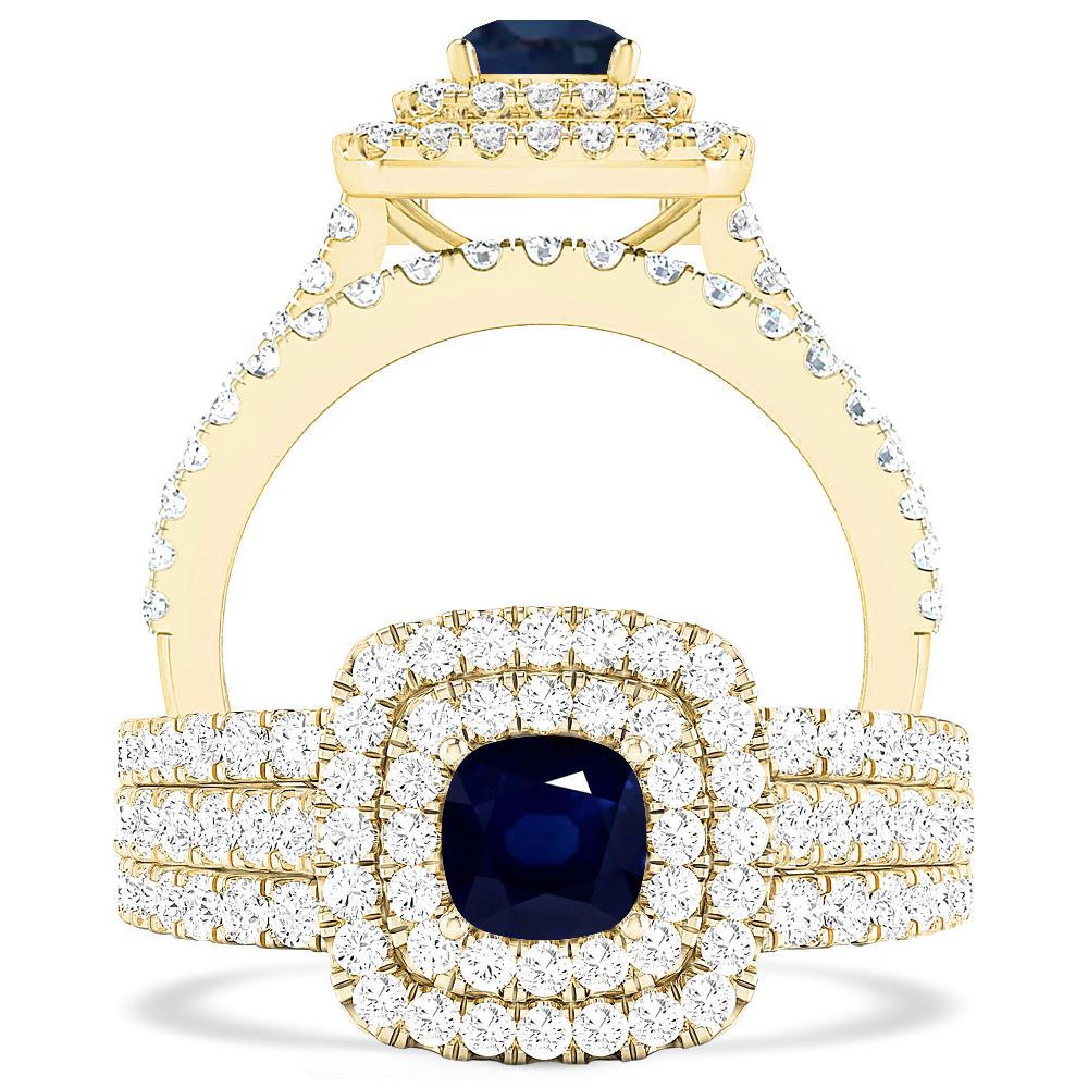 Yellow Gold - Sapphire