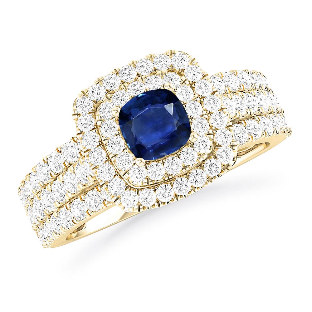 Yellow Gold - Sapphire