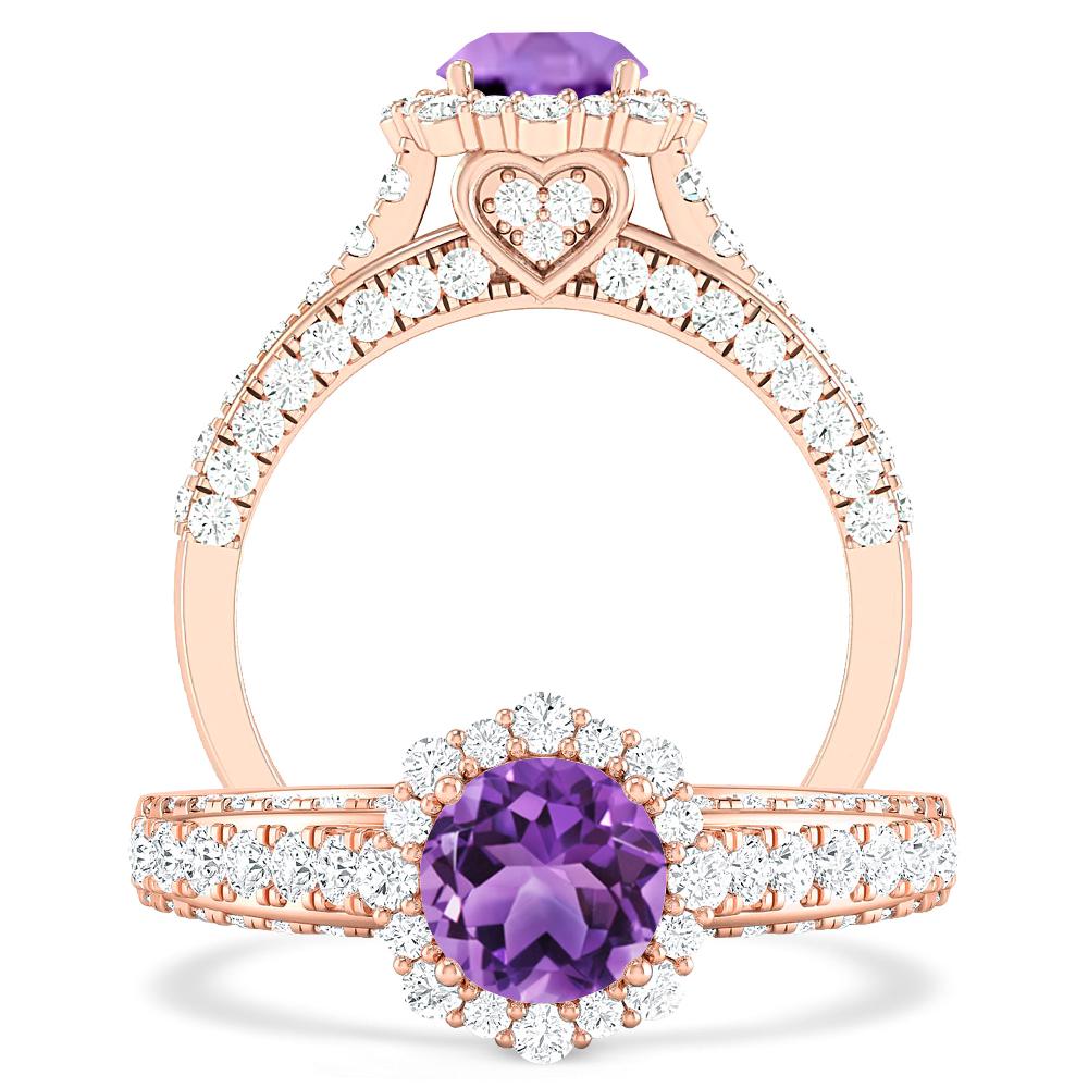 Rose Gold - Amethyst