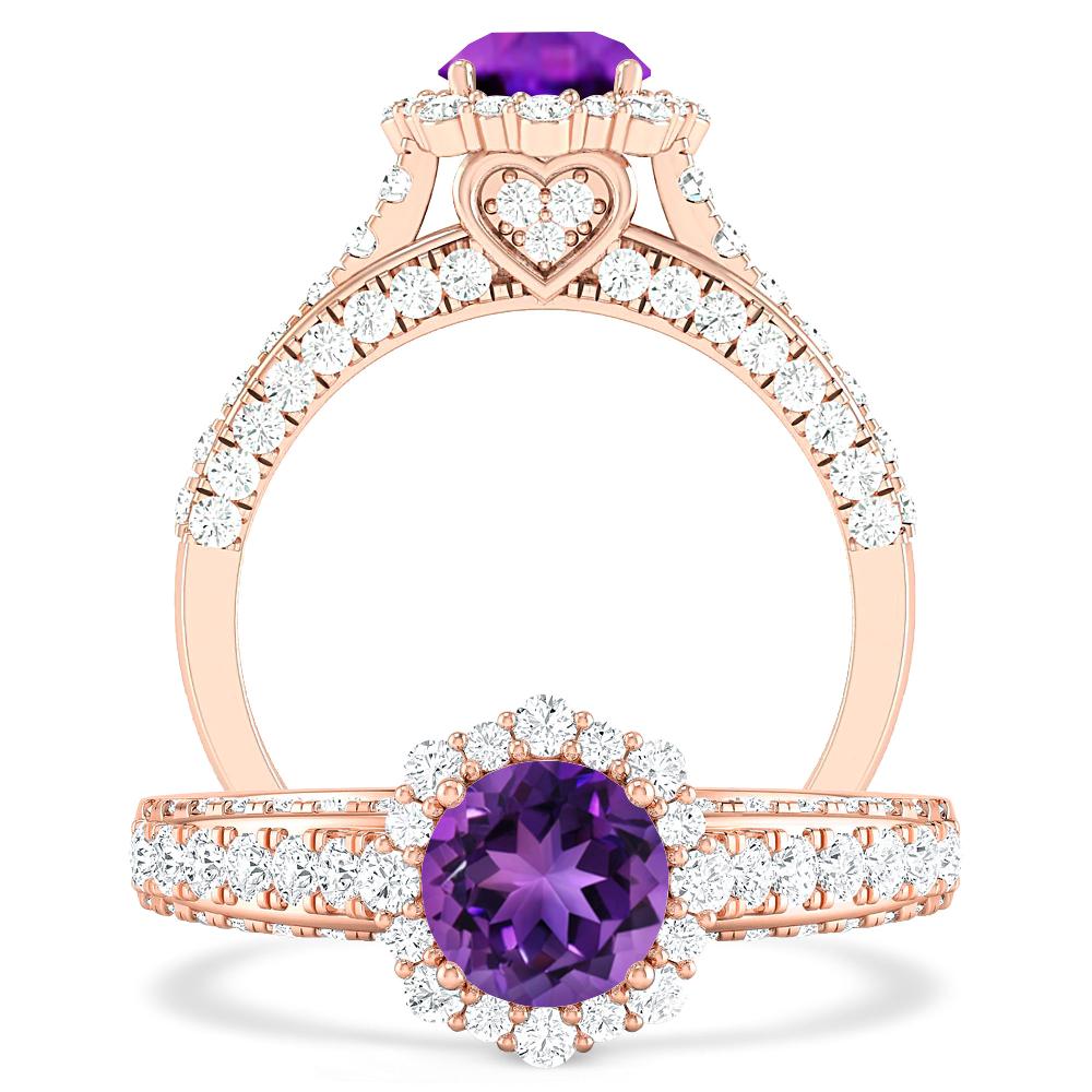 Rose Gold - Amethyst