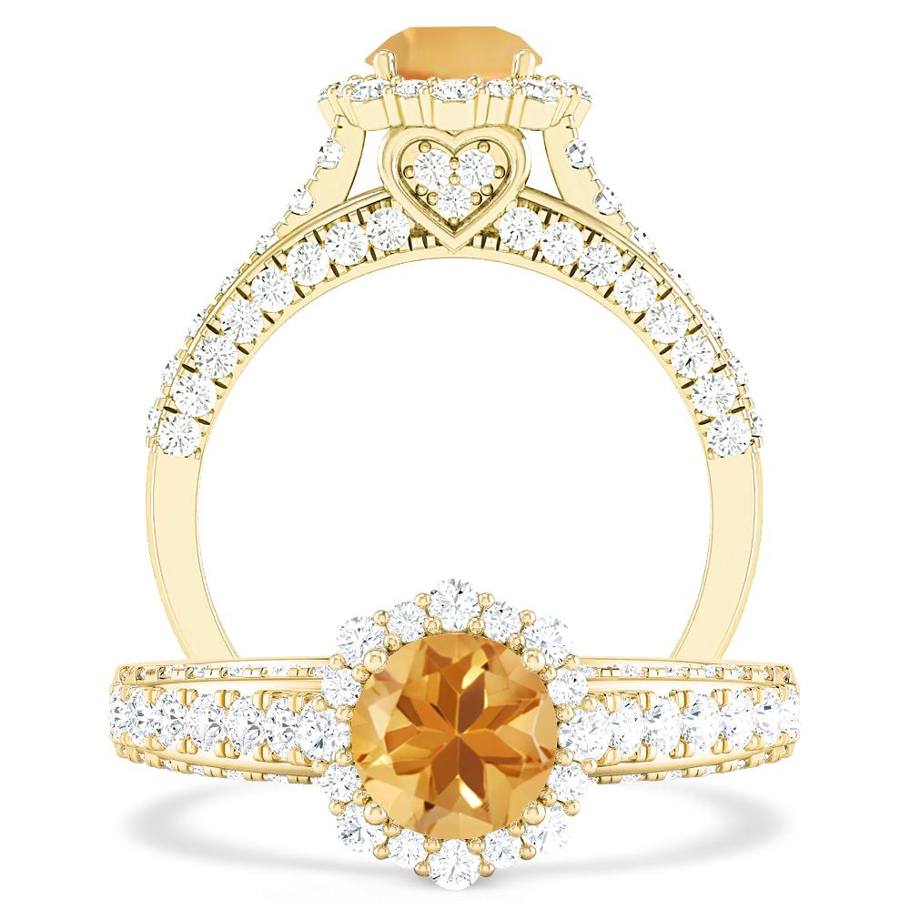 Yellow Gold - Citrine