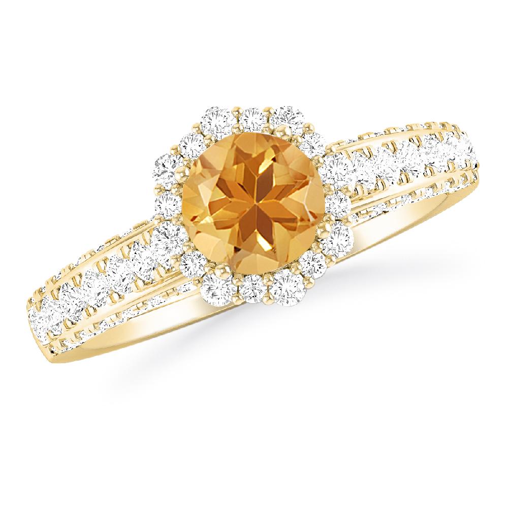 Yellow Gold - Citrine