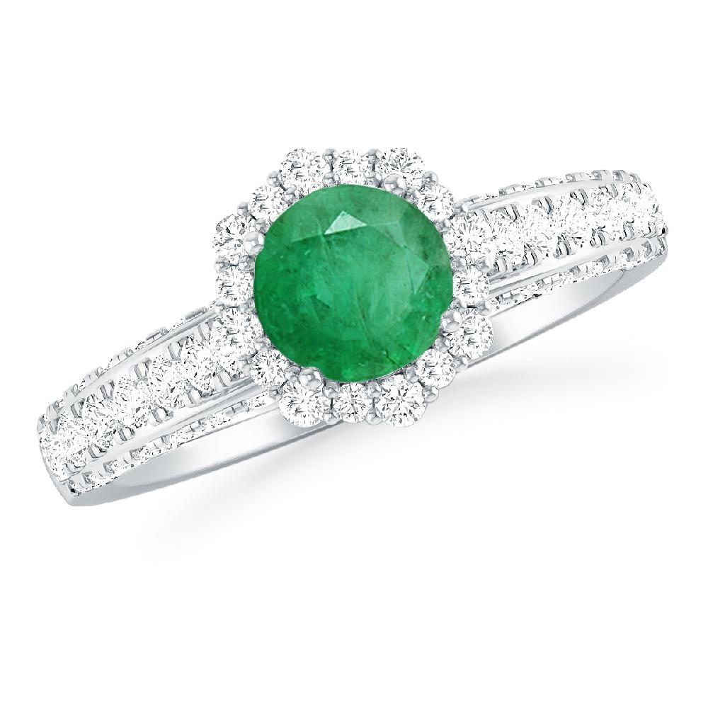 White Gold - Emerald