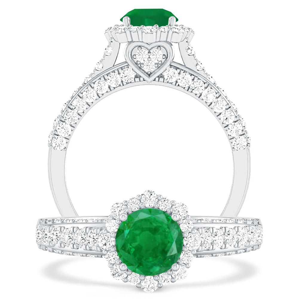 White Gold - Emerald