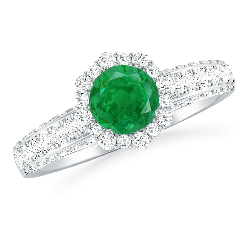 White Gold - Emerald