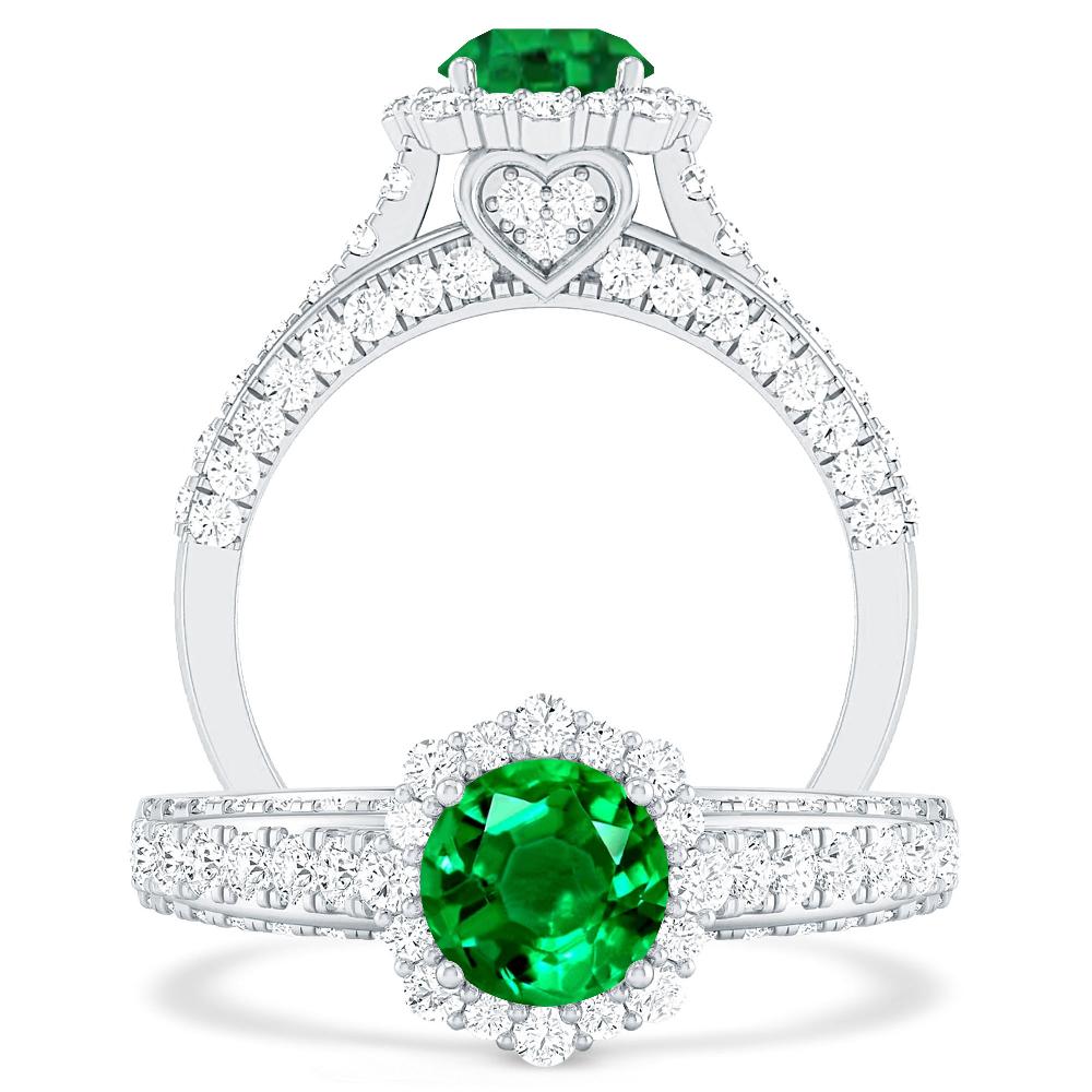 White Gold - Emerald