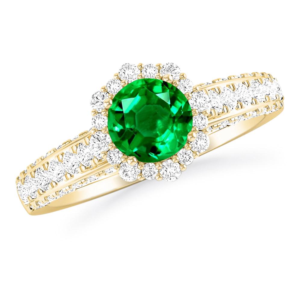 Yellow Gold - Emerald