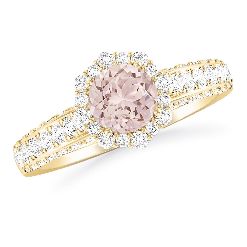 Yellow Gold - Morganite