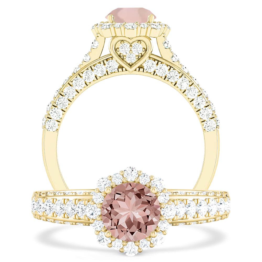 Yellow Gold - Morganite