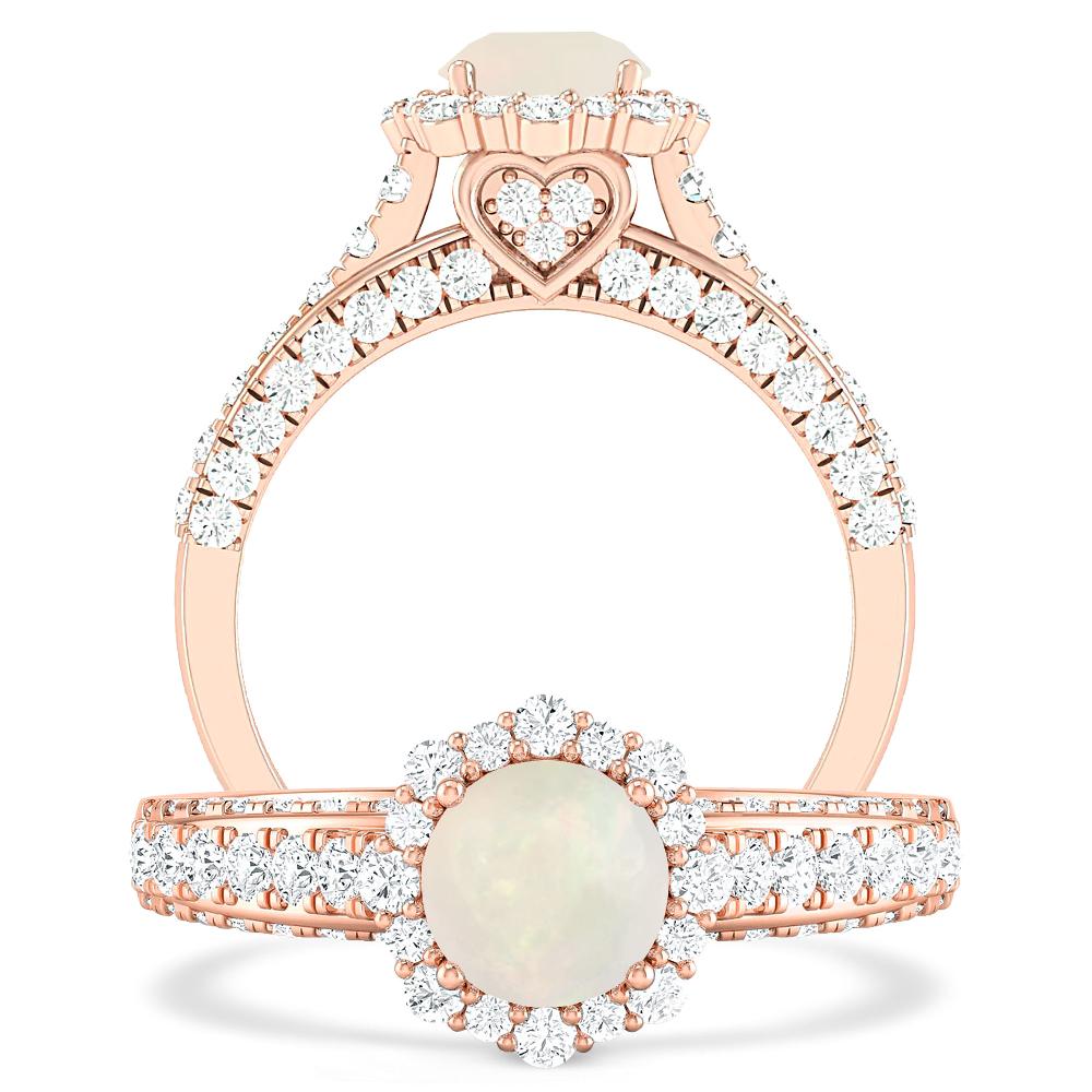 Rose Gold - Opal