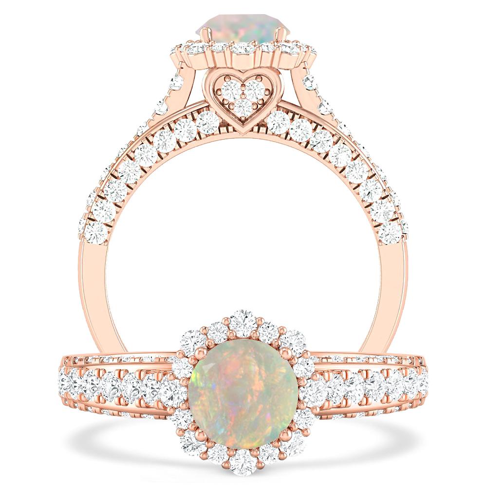 Rose Gold - Opal