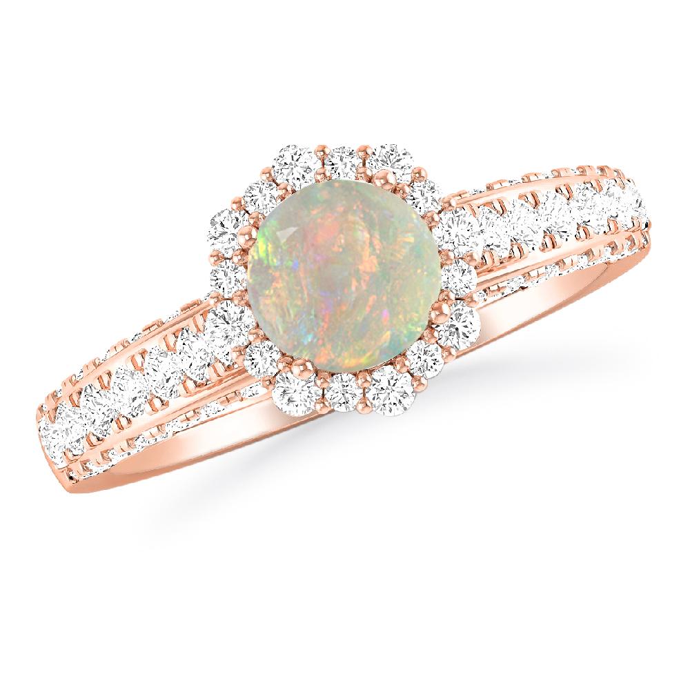 Rose Gold - Opal