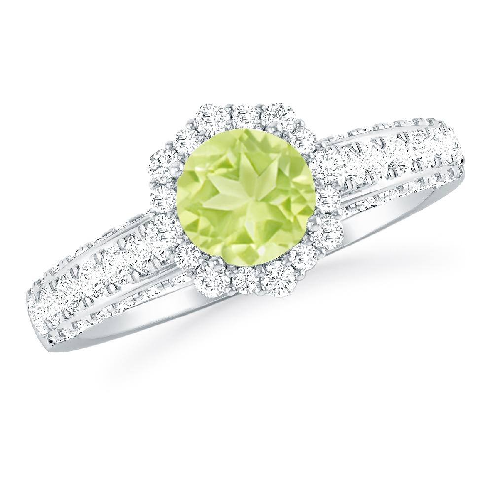 White Gold - Peridot