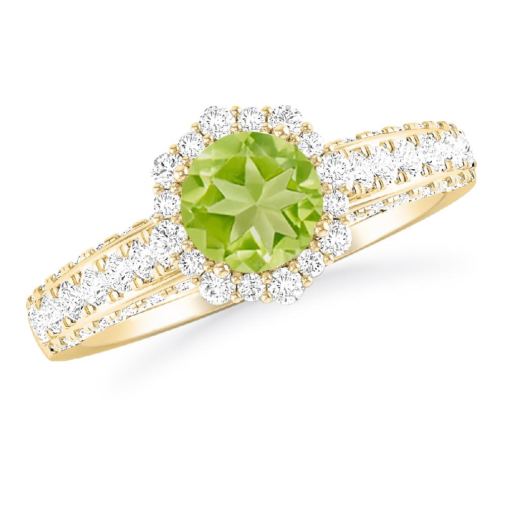 Yellow Gold - Peridot