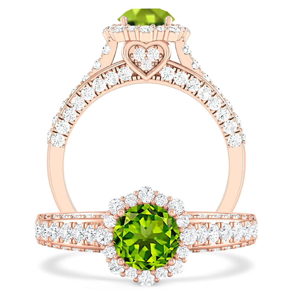 Rose Gold - Peridot