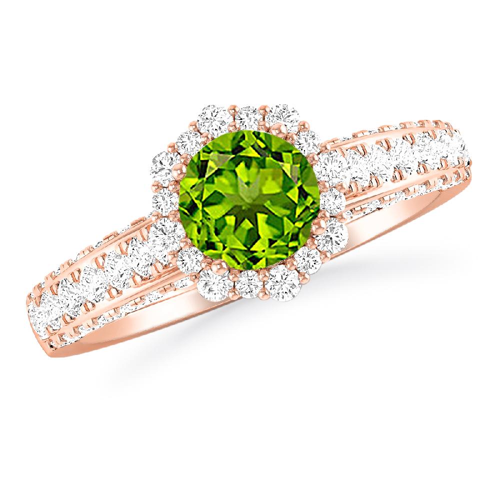 Rose Gold - Peridot