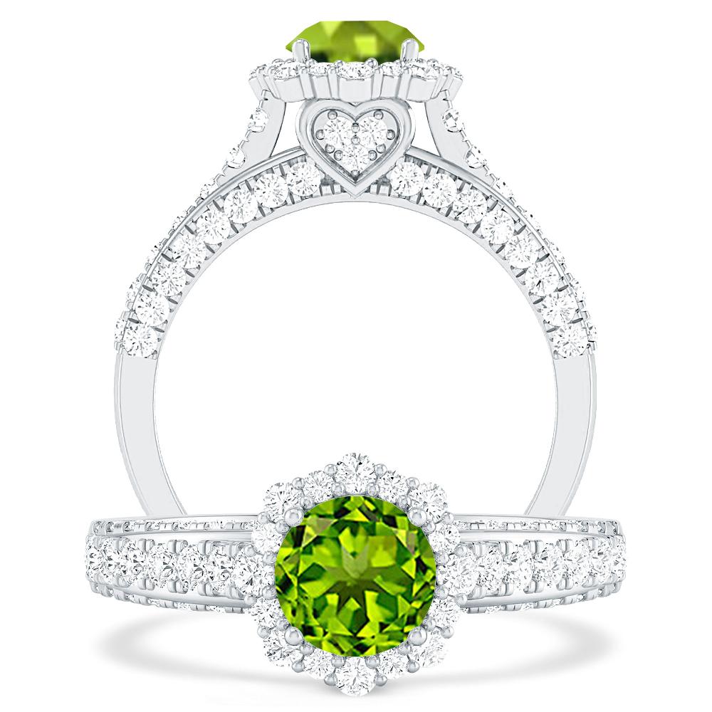 White Gold - Peridot