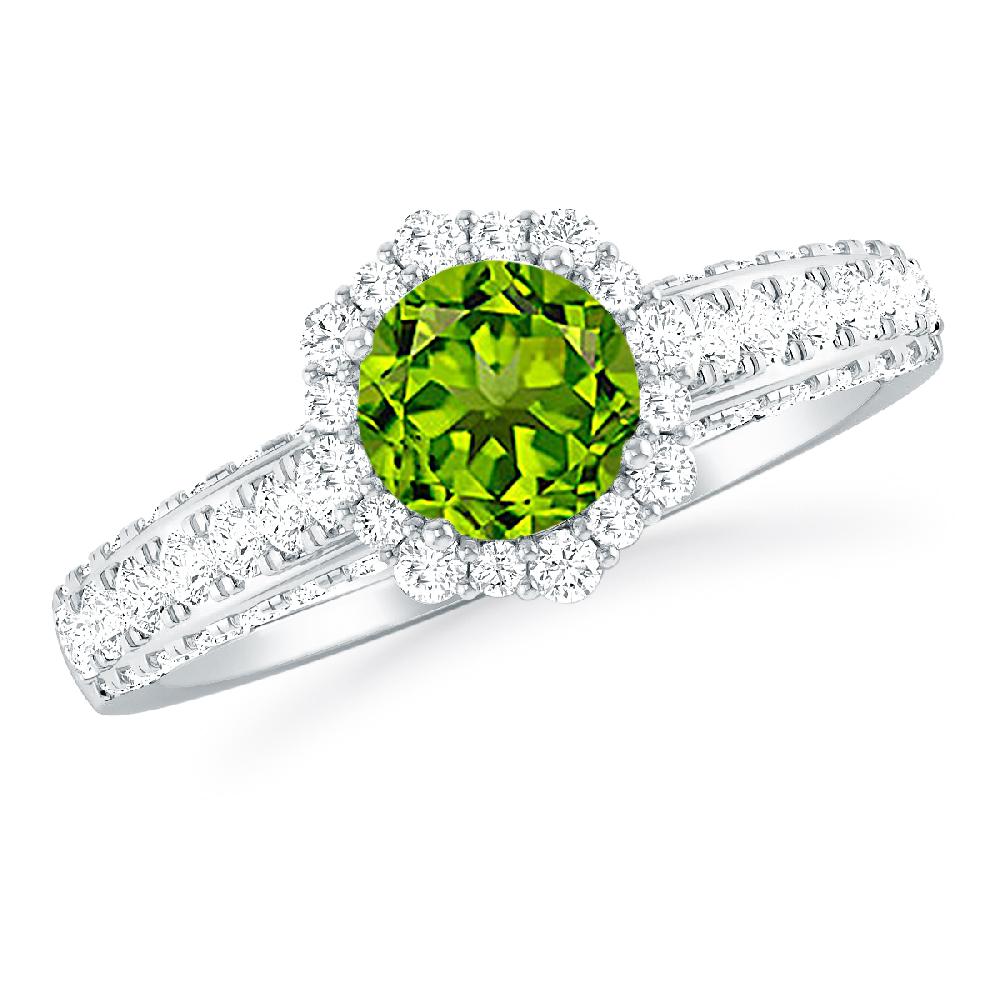 White Gold - Peridot