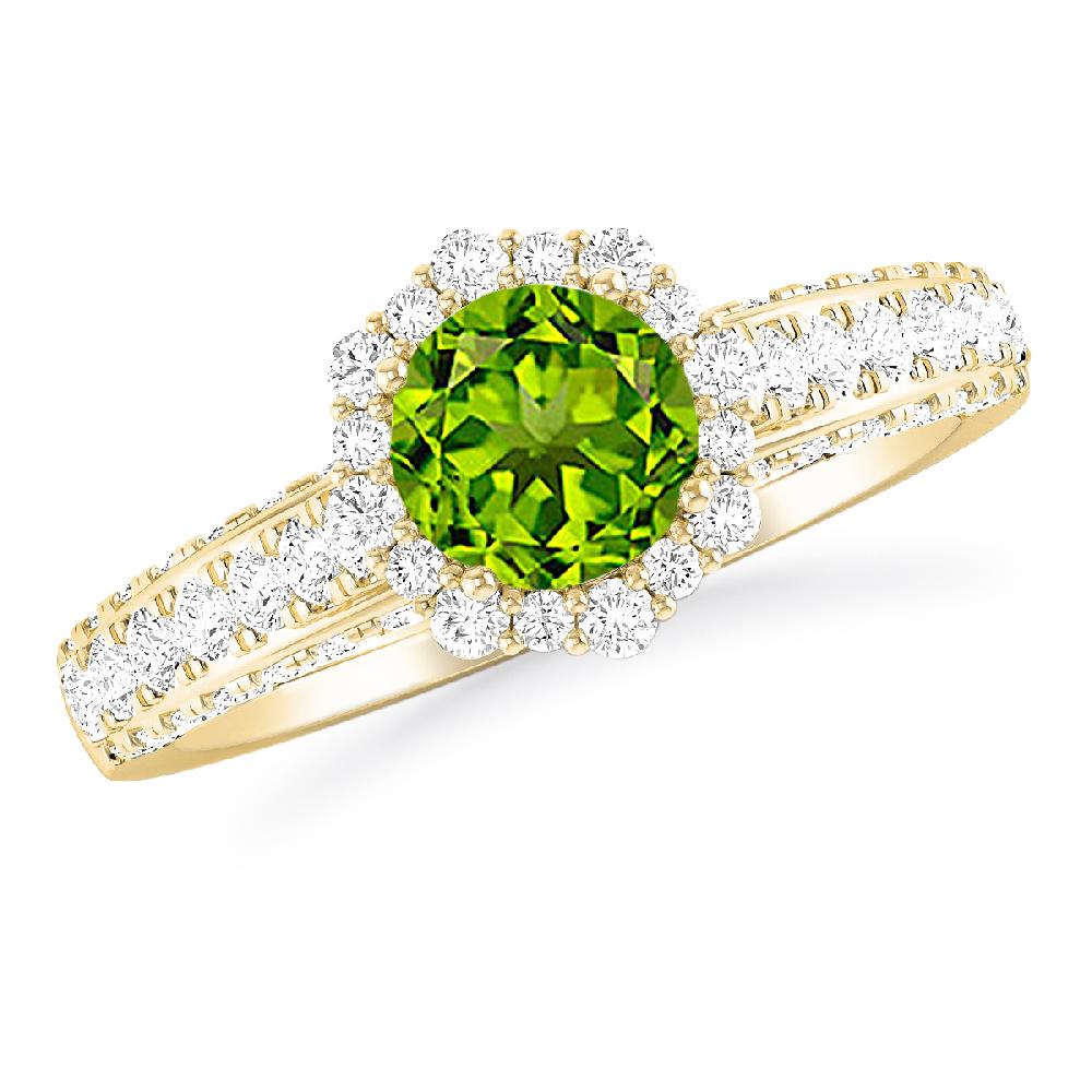 Yellow Gold - Peridot