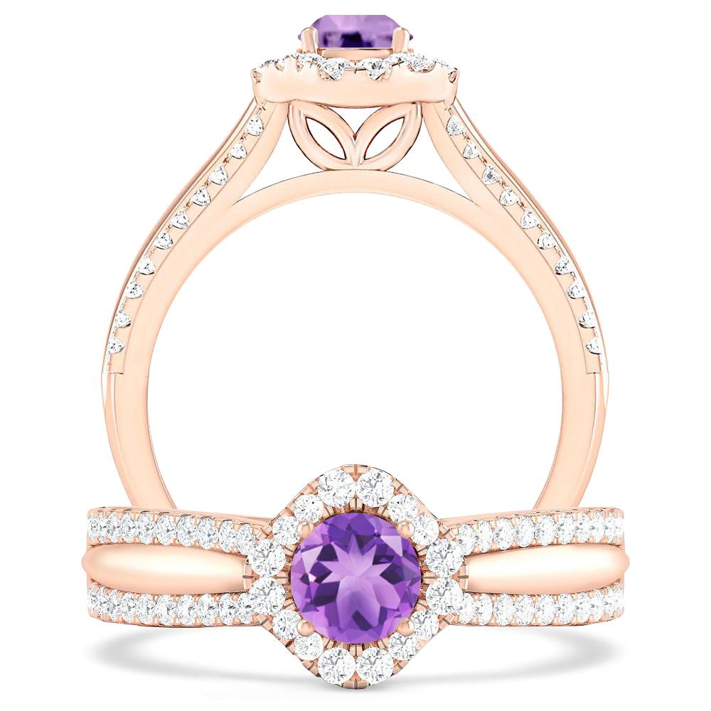 Rose Gold - Amethyst