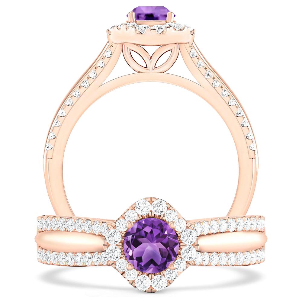 Rose Gold - Amethyst