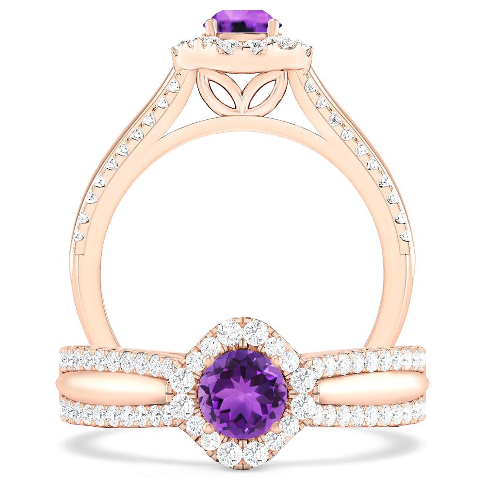 Rose Gold - Amethyst