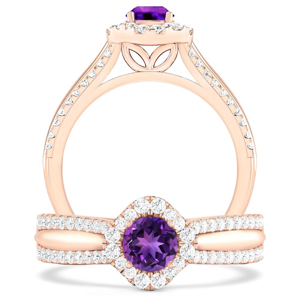 Rose Gold - Amethyst