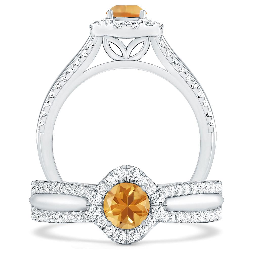 White Gold - Citrine