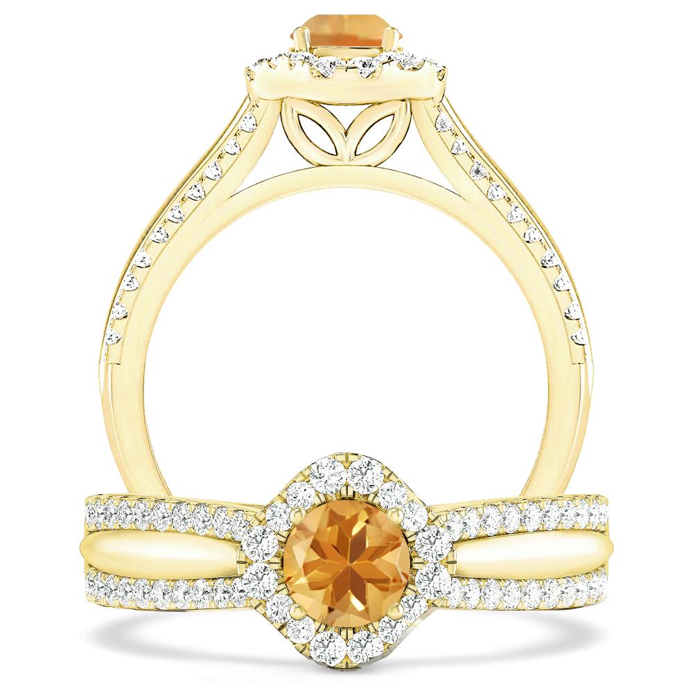 Yellow Gold - Citrine